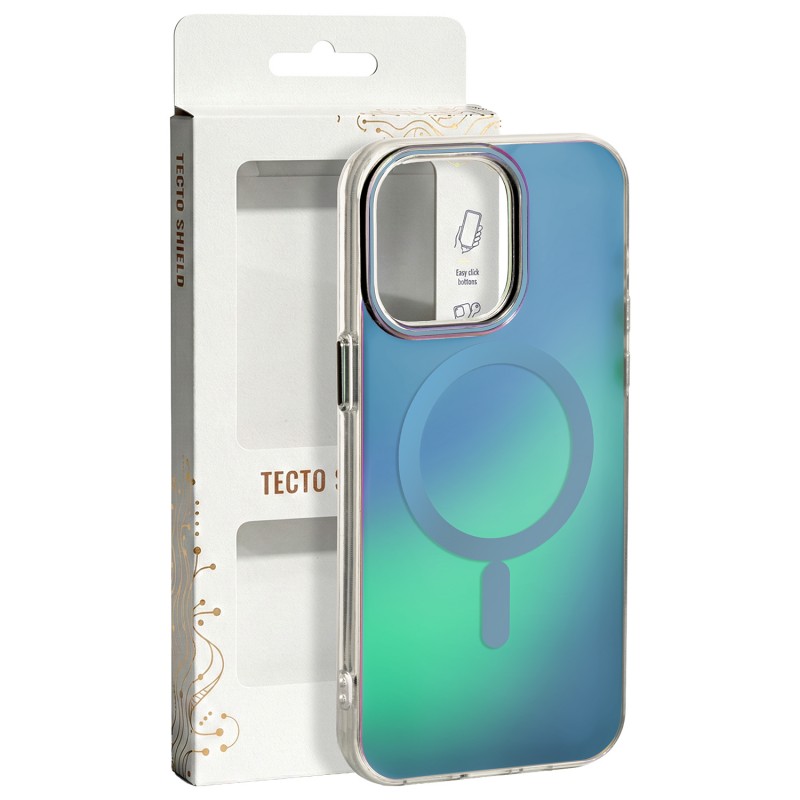 Оверлей Tecto Shield Aurora за iPhone 17 Pro Max / 18 Pro Max 6.9" син