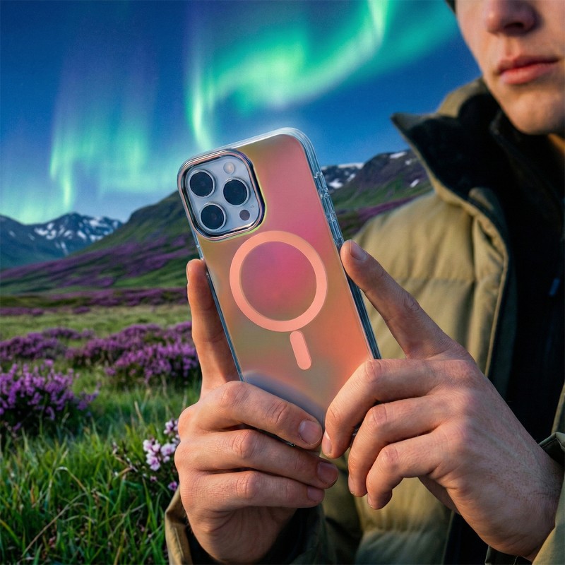 Оверлей Tecto Shield Aurora за Samsung Galaxy S26 Ultra розов