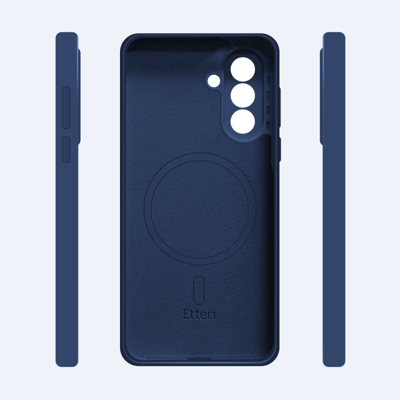 Оверлей Etteri Silicone Mag за Samsung Galaxy A57 5G, тъмно син