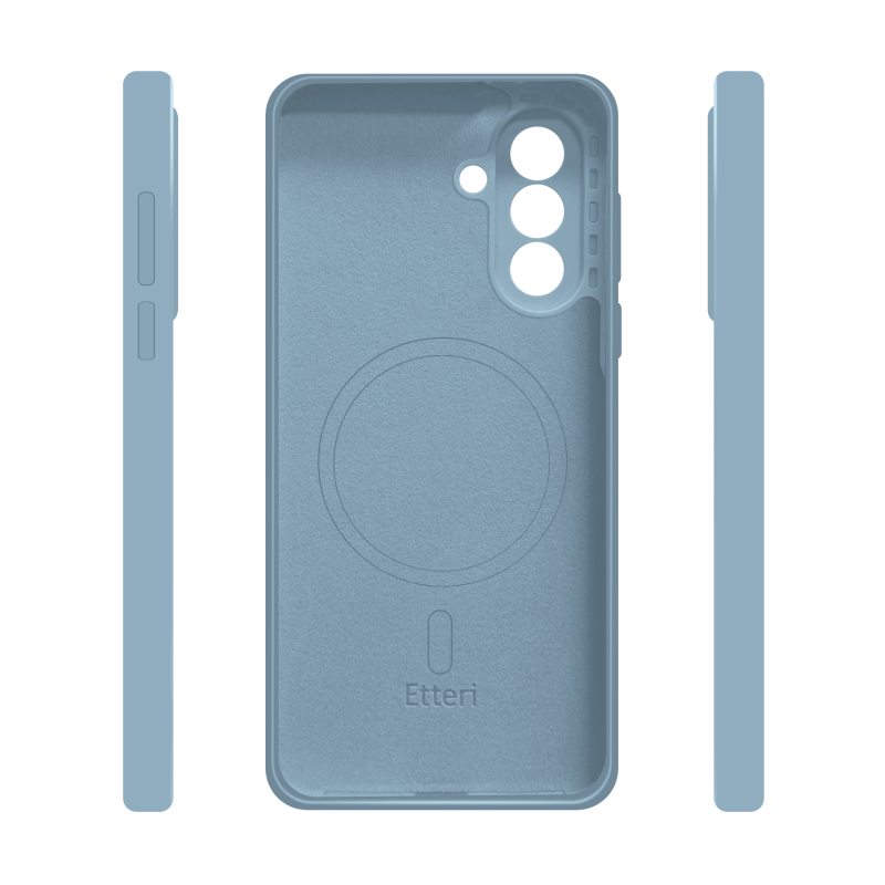 Оверлей Etteri Silicone Mag за Samsung Galaxy A57 5G светло син