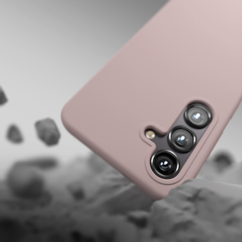 Оверлей Etteri Silicone Mag за Samsung Galaxy A57 5G, светло розов
