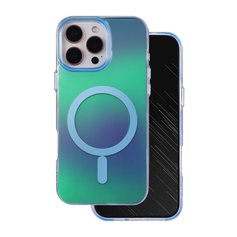 Оверлей Tecto Shield Aurora за iPhone 15 Pro 6.1" син