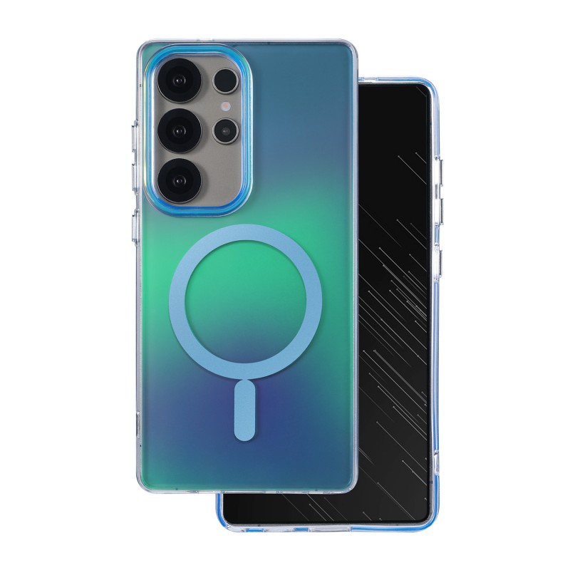 Оверлей Tecto Shield Aurora за Samsung Galaxy S25 Ultra син