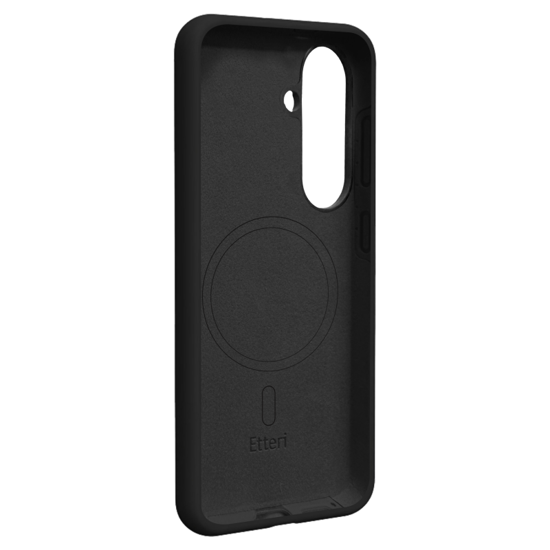 Гръб Etteri Silicone Mag за Samsung Galaxy S26 черен