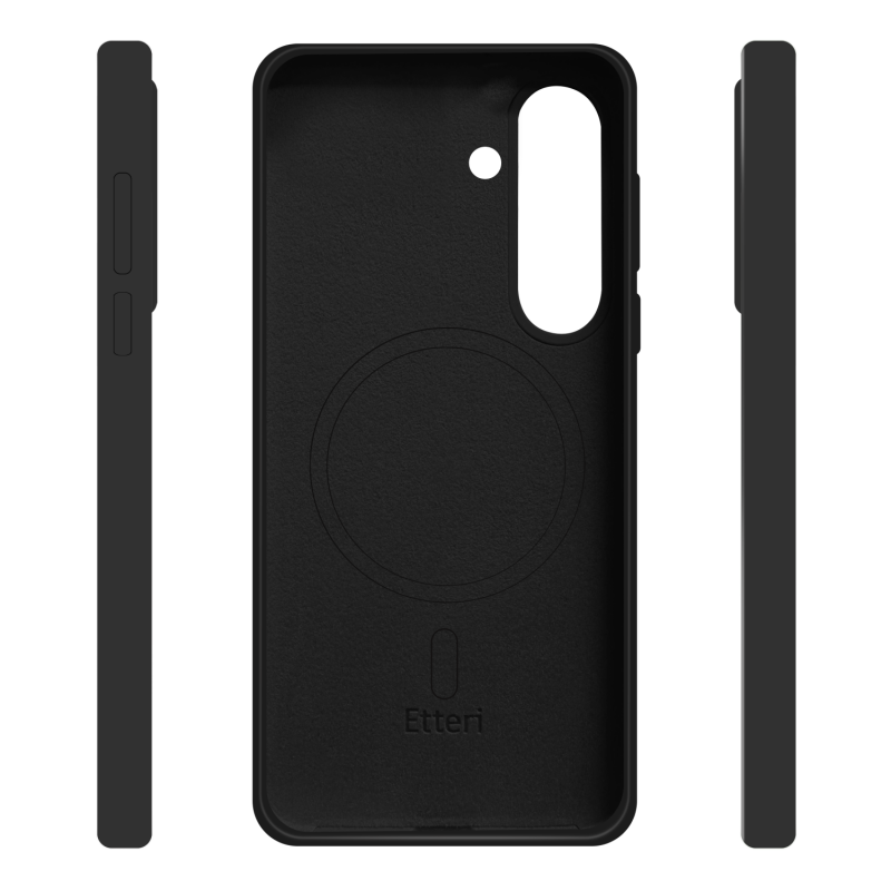 Гръб Etteri Silicone Mag за Samsung Galaxy S26 черен