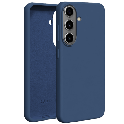 Оверлей Etteri Silicone Mag за Samsung Galaxy S26, тъмно син