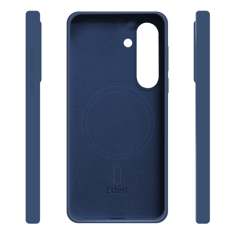Оверлей Etteri Silicone Mag за Samsung Galaxy S26, тъмно син