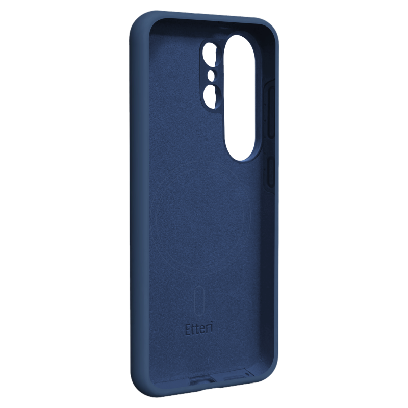 Оверлей Etteri Silicone Mag за Samsung Galaxy S26 Ultra тъмно син