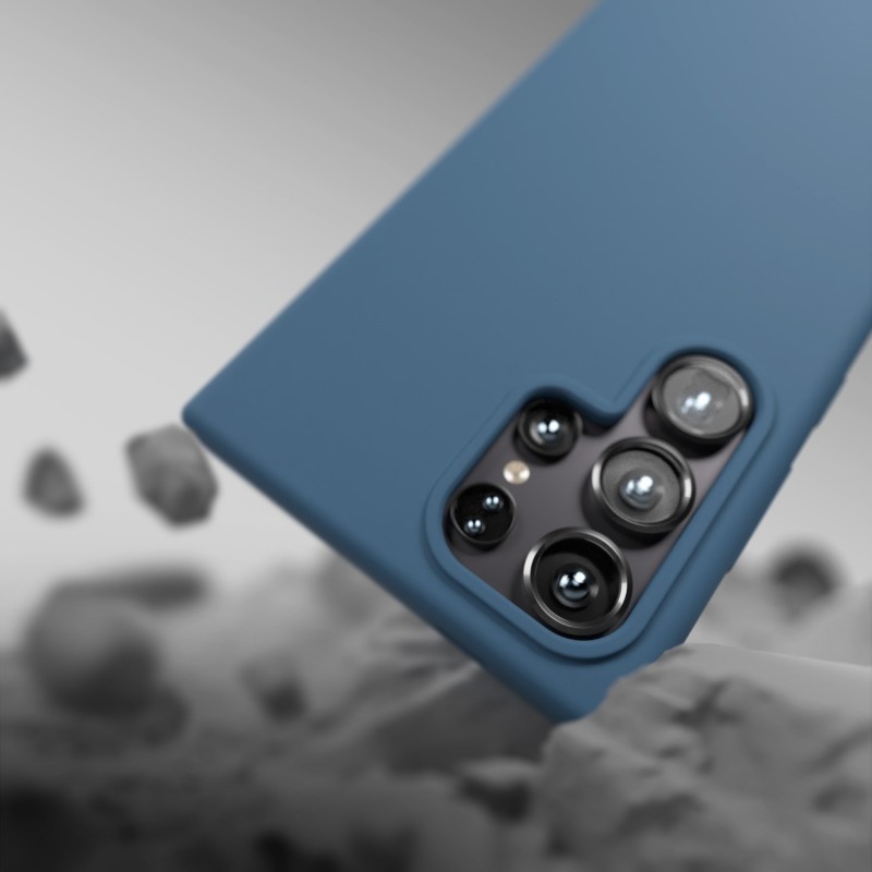 Оверлей Etteri Silicone Mag за Samsung Galaxy S26 Ultra тъмно син