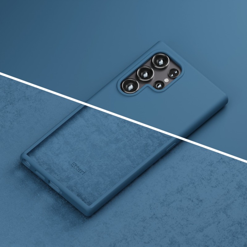 Оверлей Etteri Silicone Mag за Samsung Galaxy S26 Ultra тъмно син
