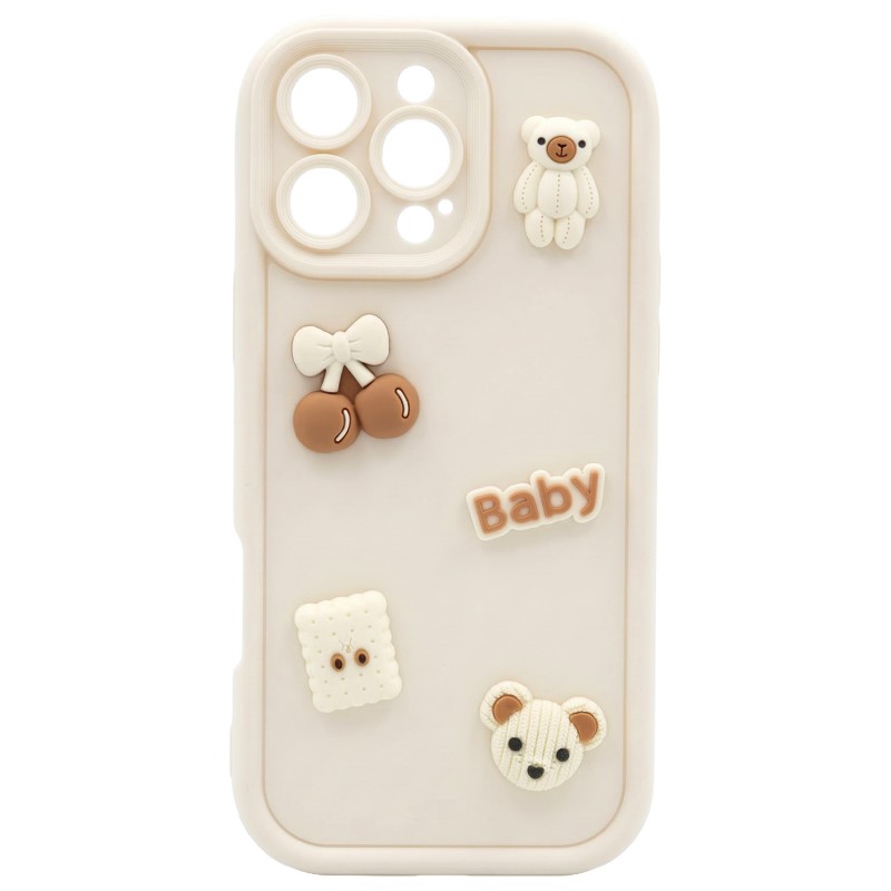 Ultra Trendy 3D капак за iPhone 16e / 17e мече