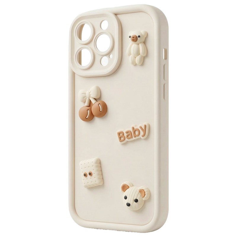 Ultra Trendy 3D капак за iPhone 16e / 17e мече