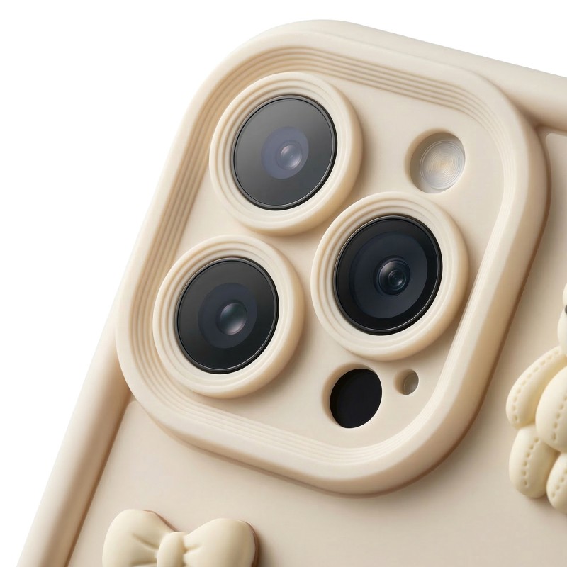 Ultra Trendy 3D капак за iPhone 16e / 17e мече