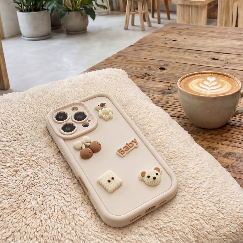 Ultra Trendy 3D капак за iPhone 16e / 17e мече