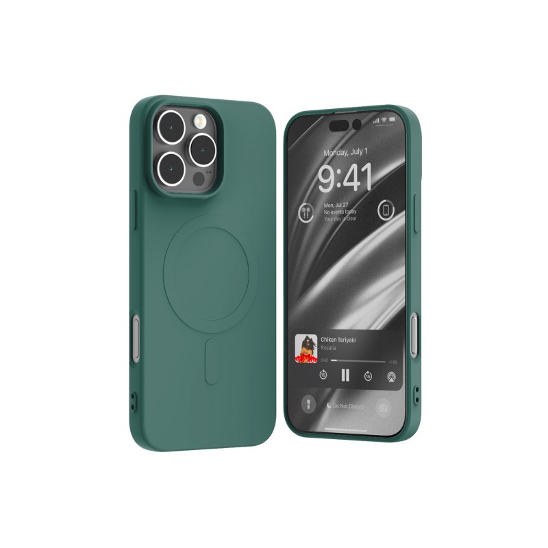 Mercury Semi-Silicon MagSafe iPhone 16 Pro Max (6.9), GREEN / ЗЕЛЕН