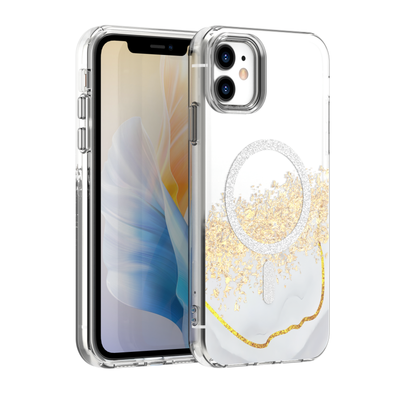 Epoxy Mag капак за iPhone 11 бял