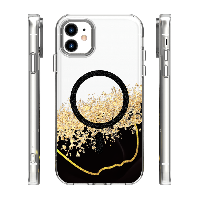 Калъф Epoxy Mag за iPhone 11, черен