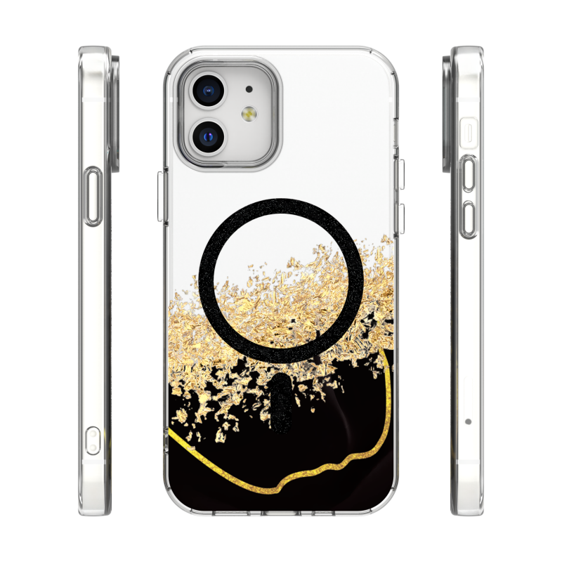 Калъф Epoxy Mag за iPhone 12 / 12 Pro 6.1" черен