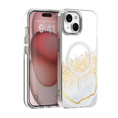 Epoxy Mag cover за iPhone 13 / 14 6.1" бял