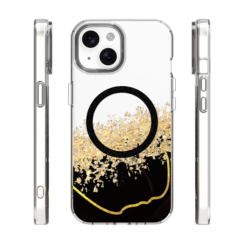 Капак Epoxy Mag за iPhone 15 6.1" черен