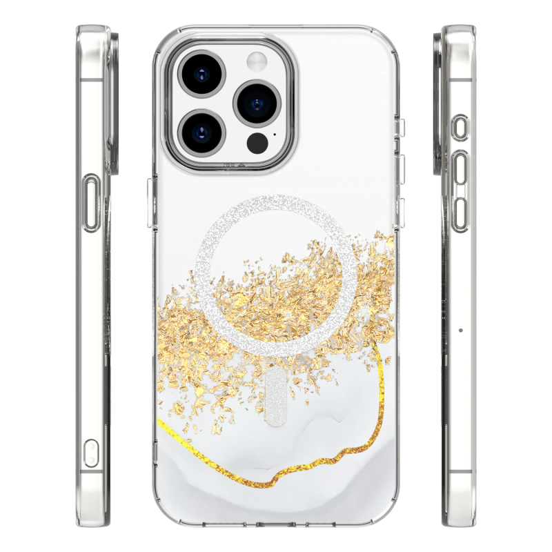 Epoxy Mag капак за iPhone 14 Pro 6.1" бял