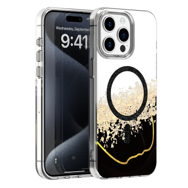 Калъф Epoxy Mag за iPhone 14 Pro 6.1" черен