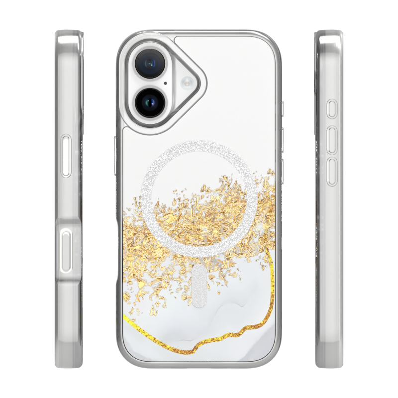 Epoxy Mag cover за iPhone 16 6.1" бял