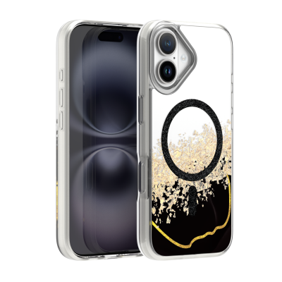 Epoxy Mag cover за iPhone 16 6.1" черен