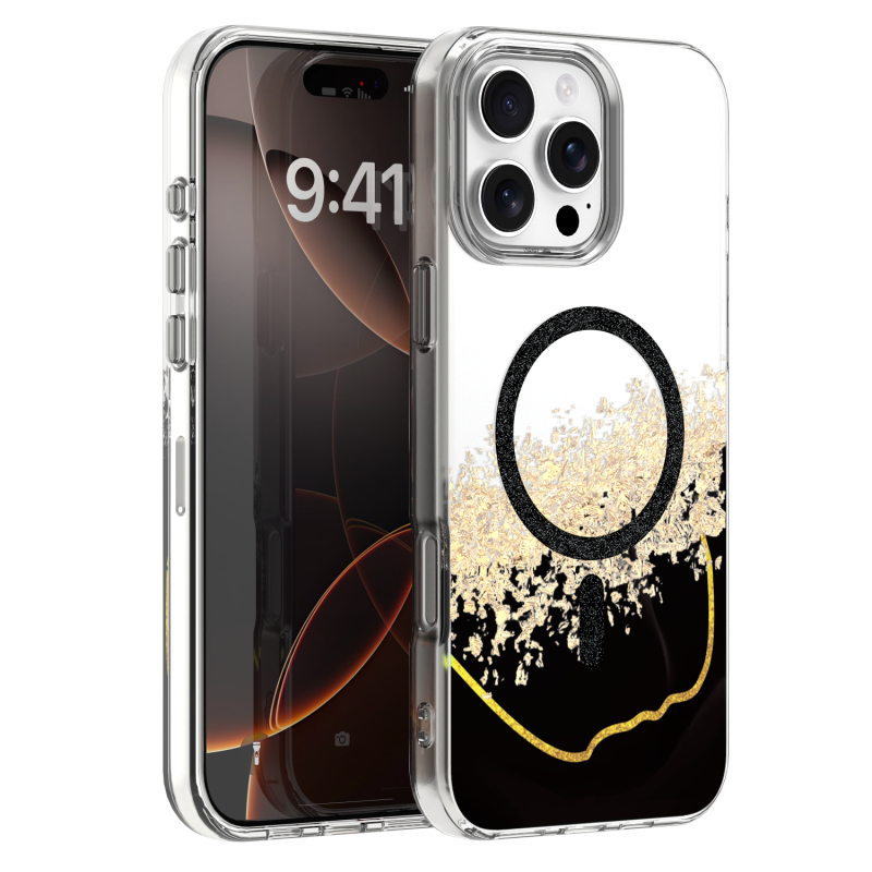 Калъф Epoxy Mag за iPhone 16 Pro Max 6.9" черен