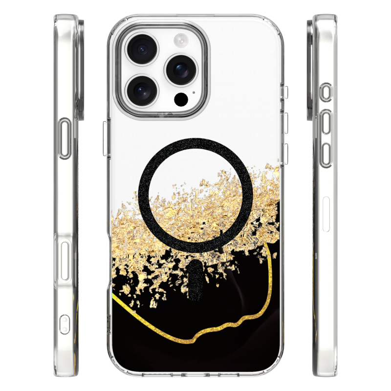 Калъф Epoxy Mag за iPhone 16 Pro Max 6.9" черен