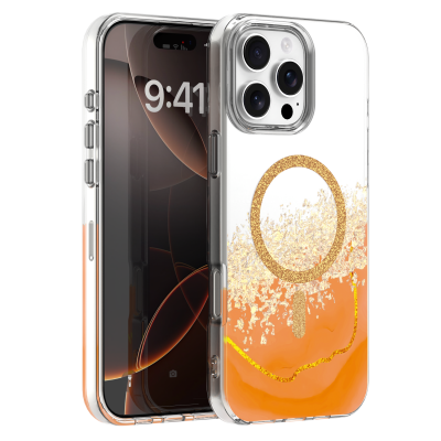 Epoxy Mag капак за iPhone 16 Pro Max 6.9" оранжев