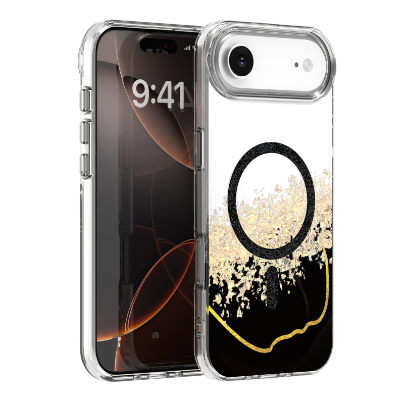 Epoxy Mag калъф за iPhone 17 Air 6.6'', черен