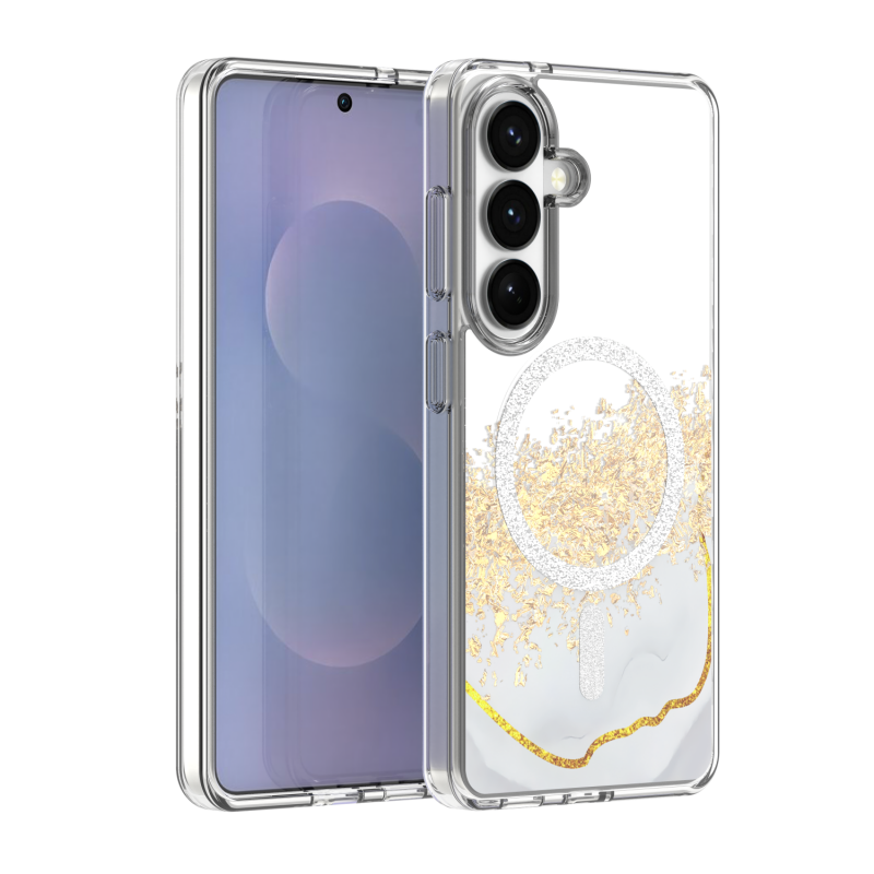 Epoxy Mag капак за Samsung Galaxy S24 / S25 бял