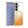 Epoxy Mag overlay за Samsung Galaxy S24 / S25 оранжев