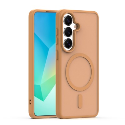 Овърлей Mag Matt за Samsung Galaxy A16 4G / A16 5G / A17 4G / A17 5G кафяв голяма дупка
