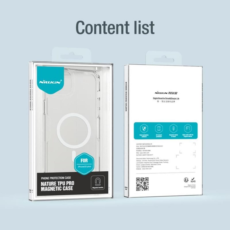 NILLKIN NATURE PRO MAGNETIC IPHONE 15 PLUS (6.7) CLEAR