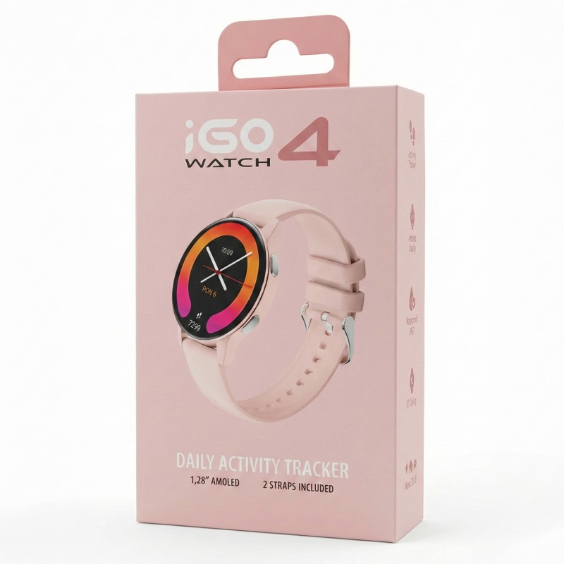 Forever смарт часовник iGo Watch 4! JW-600 пудрено розов