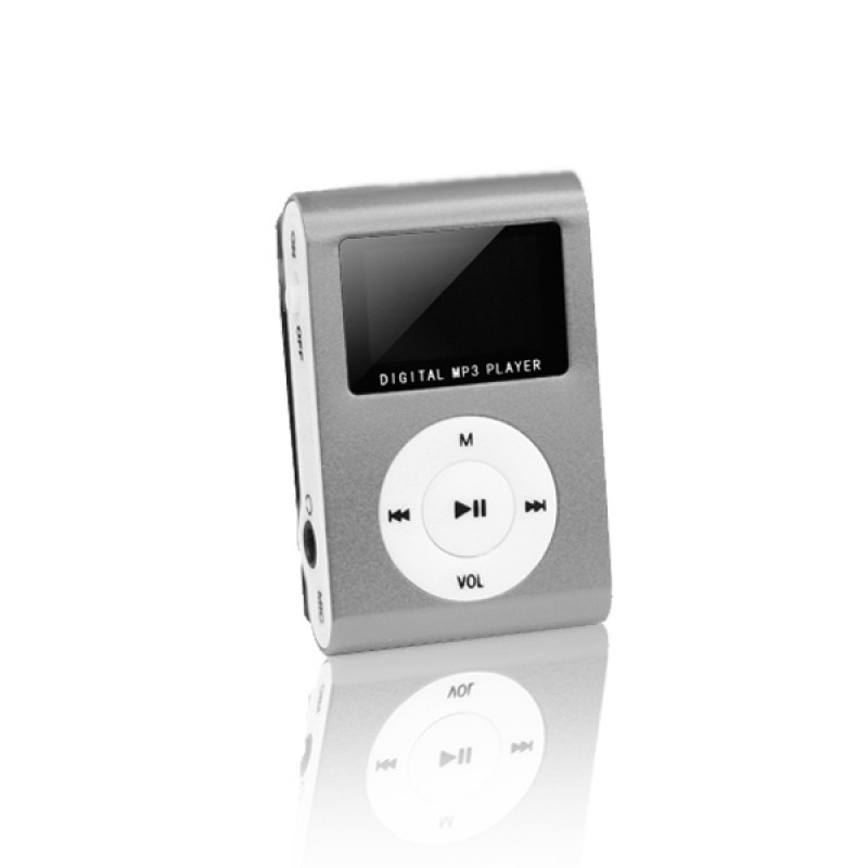 Setty MP3 с LCD + сребърни слушалки