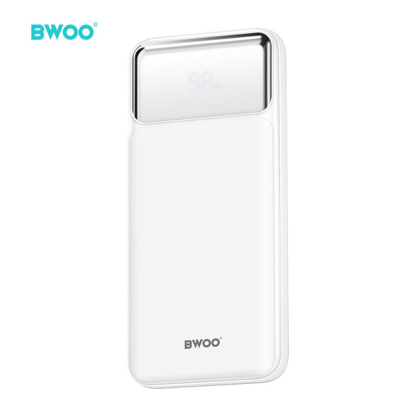 BWOO ултратънък power bank 22,5W 10000 mAh бял