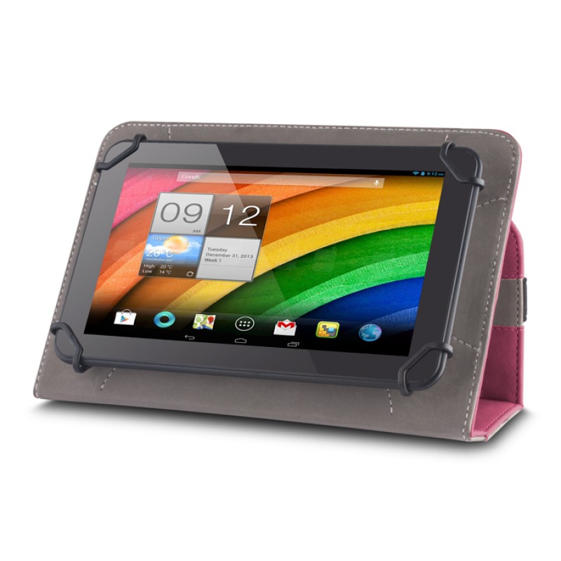 Uniwersalne etui Fantasia - tablet 9-11''(L27 x W20 mm) różowe