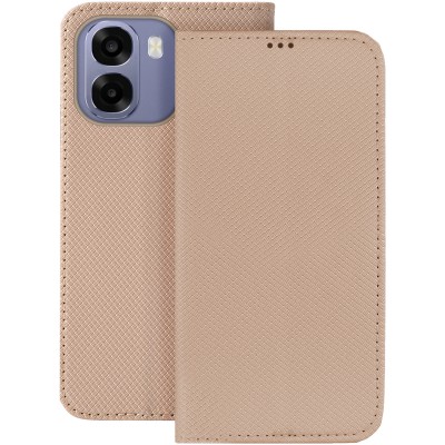 Интелигентен калъф с магнит за Oppo A6 4G / A6 5G / A6X 4G / A6X 5G / A6S 4G / A6S 5G Global gold