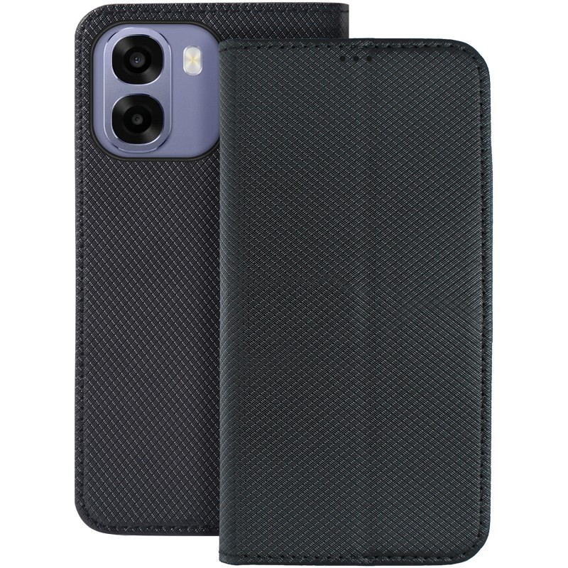 Smart Magnet Case за Oppo A6 4G / A6 5G / A6X 4G / A6X 5G / A6S 4G / A6S 5G Global черен