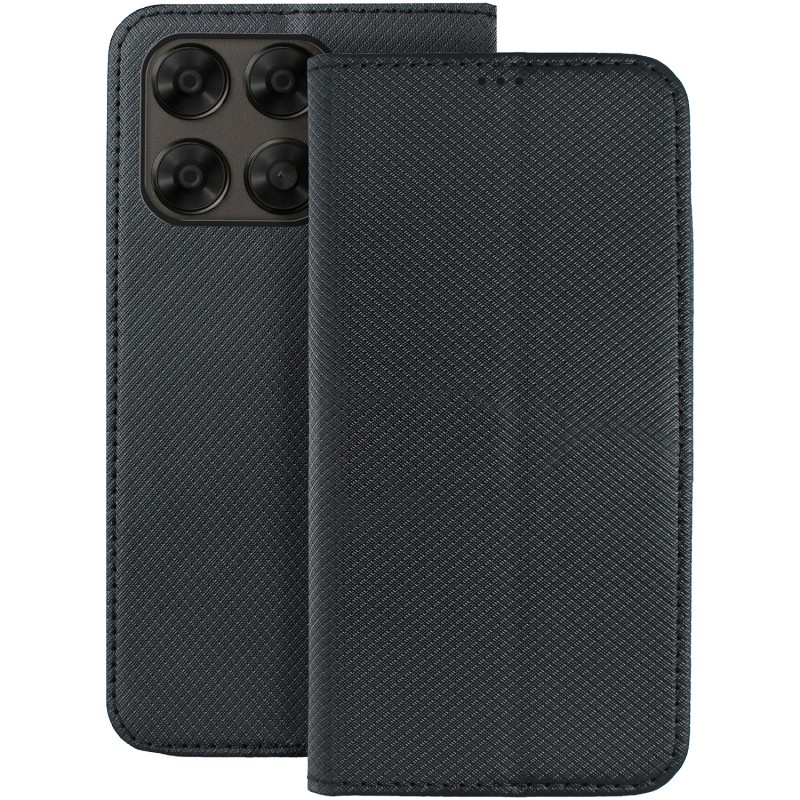 Калъф Smart Magnet за Motorola Moto G67 5G / G77 5G черен
