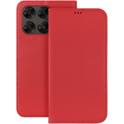 Калъф Smart Magnet за Motorola Moto G67 5G / G77 5G червен