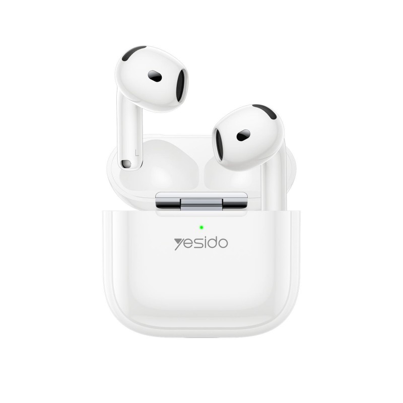 Слушалки Yesido TWS31 Bluetooth 5.4 300mAh, БЕЛИ