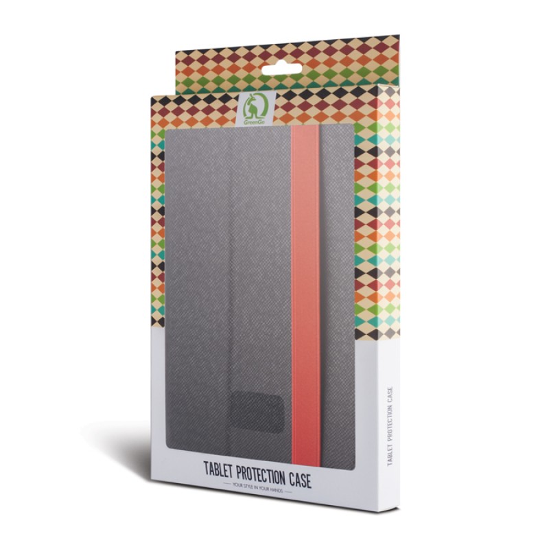 Uniwersalne etui ORBI do tabletów 9-11''(L27 x W20 cm) czarno-czerwone