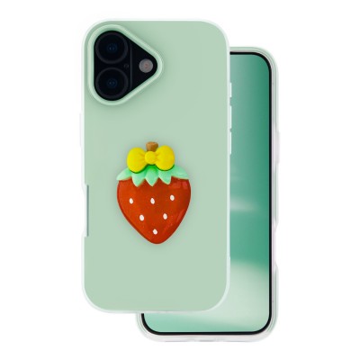 Калъф Fruit 2in1 за iPhone 16 6.1" зелен
