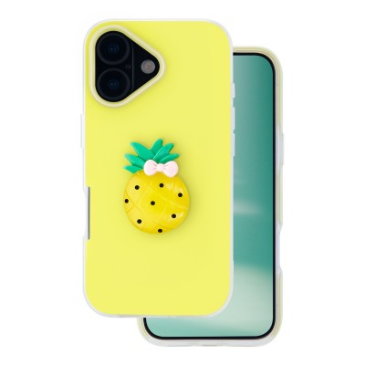 Калъф Fruit 2в1 за iPhone 16 6.1" жълт