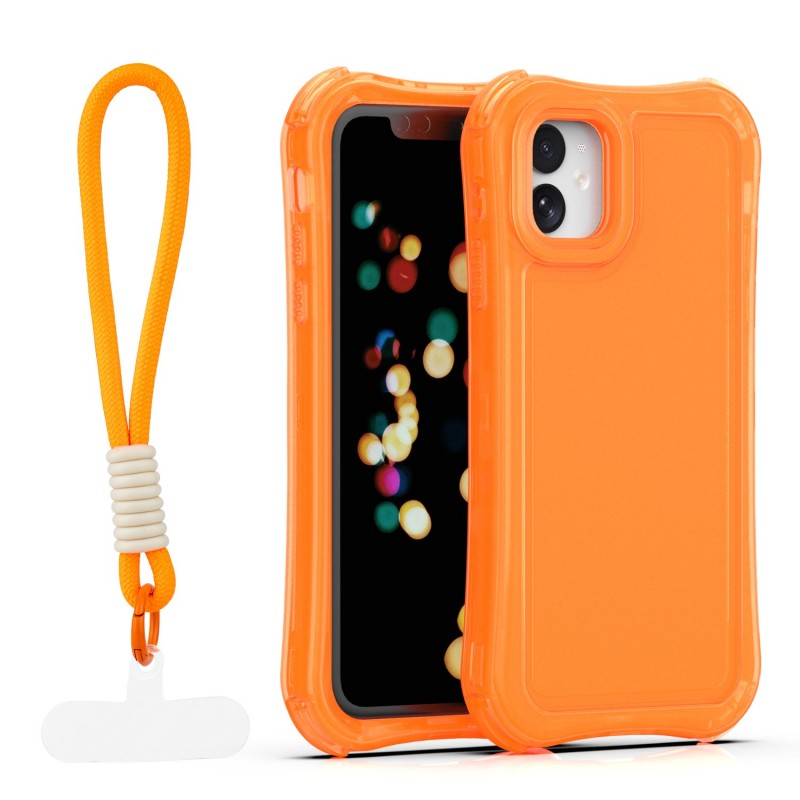 Капак SafePop с ремък за iPhone 11, оранжев
