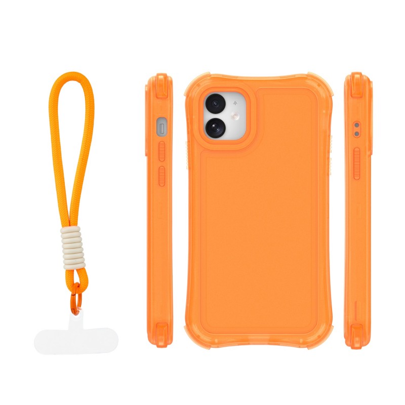 Капак SafePop с ремък за iPhone 11, оранжев